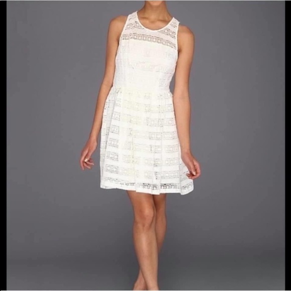 BB Dakota Dresses & Skirts - BB Dakota Ivory Lace Overlay Dress 4